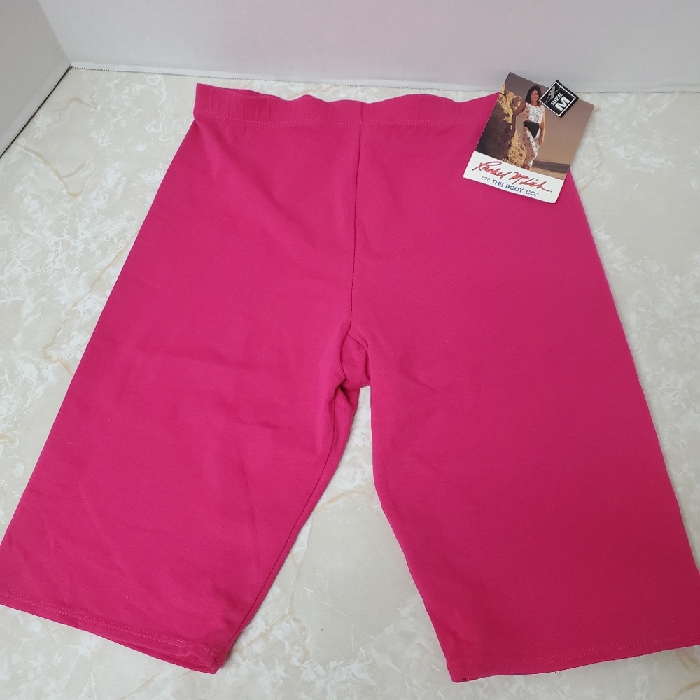 Vintage Rachel McLish x The Body Co Pink Bike Shorts w/ Tags M